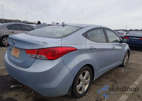 2013 Hyundai Elantra Gls/Limited из США, поврежденный, VIN KMHDH4AE4DU495390